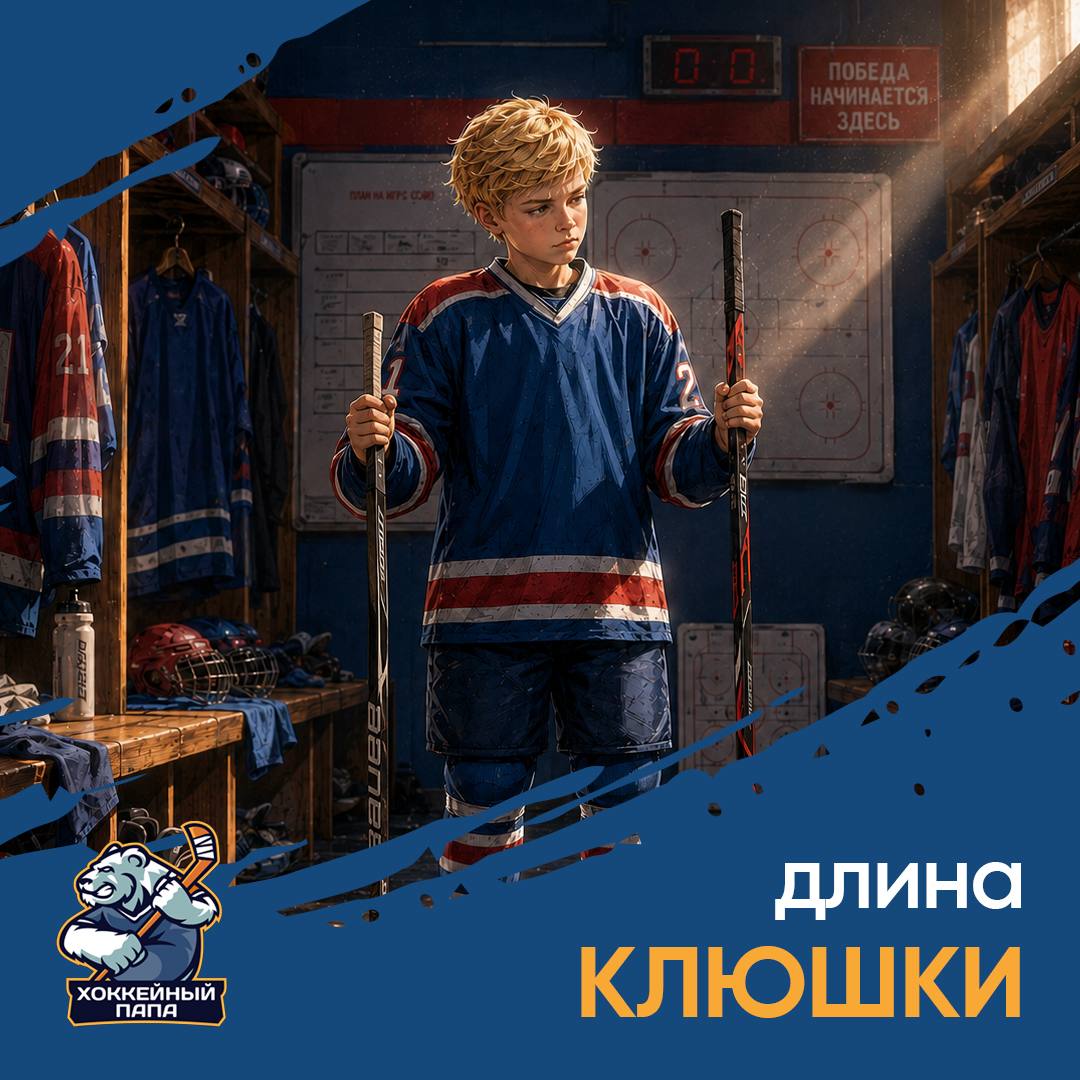 Длина детской хоккейной клюшки